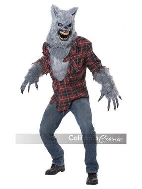 CALIFORNIA COSTUMES MEN'S LYCAN WEREWOLF COSTUME & MASK L/XL ADULT